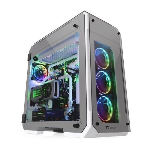 Thermaltake View 71 Tempered Glass Snow Edition Full Tower Chassis (CA-1I7-00F6WN-00)