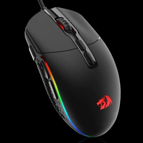 Redragon M719 INVADER Wired Optical Gaming Mouse, 7 Programmable Buttons, RGB Backlit, 10,000 DPI, Ergonomic PC Computer Gaming Mice With Fire Button