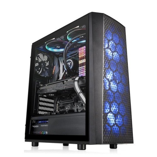 Thermaltake Versa J24 Tempered Glass RGB Edition ATX Mid-Tower Case