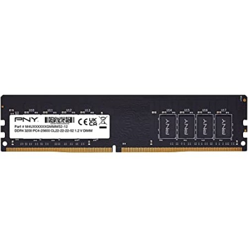 PNY Performance 8GB DDR4 DRAM 3200MHz CL16 1.2V Desktop (DIMM) Computer Memory RAM