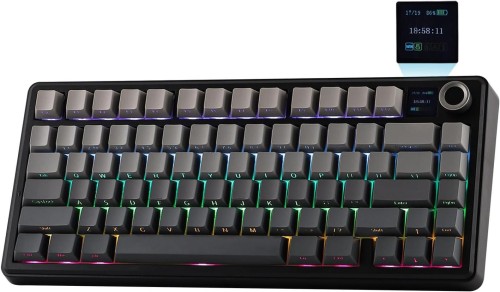AULA F75 Max Mechanical Keyboard– 75% Wireless, TFT Screen, Gasket Mount, Hot-Swap